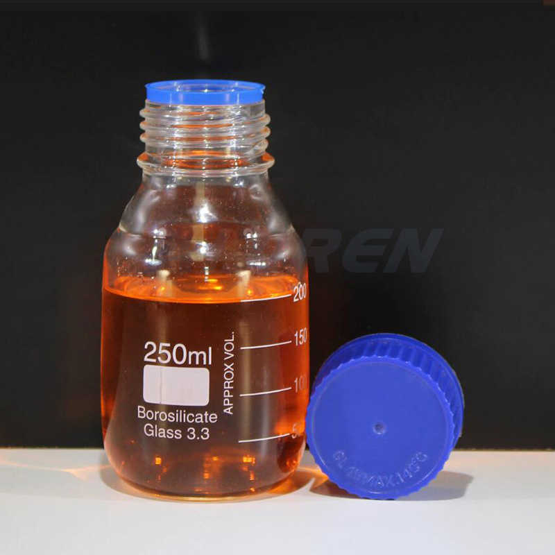 Iso9001 GL45 1000ml amber reagent bottle online